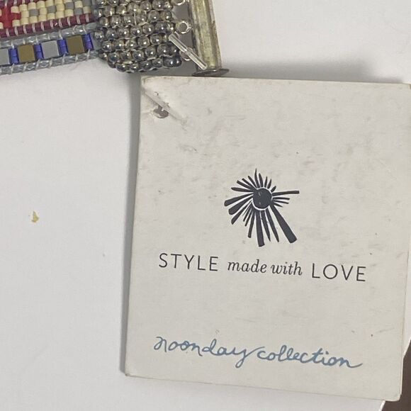 Noonday Collection Bracelet Hippy Boho Multicolor Beading Handcrafted Guatemala - Picture 6 of 15